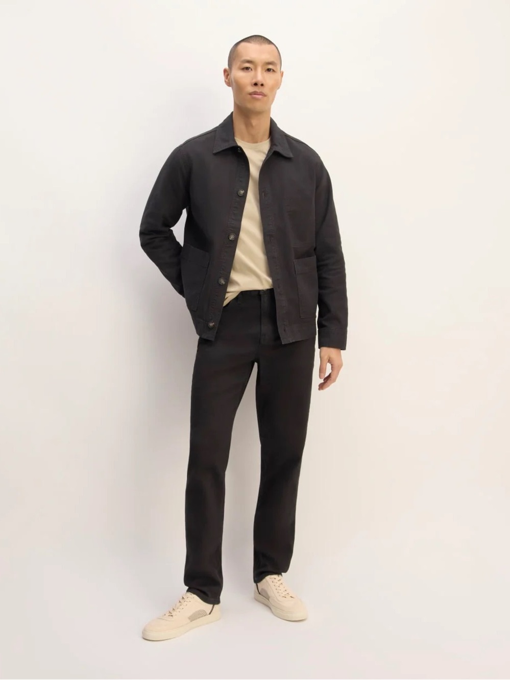 Everlane Men’s The Organic Taper Jean black Size 33 X 32 NWT